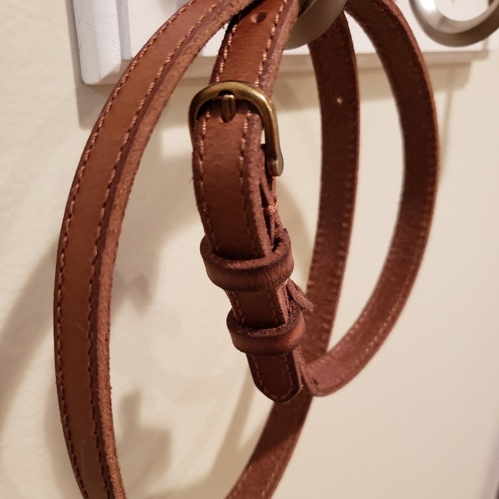 Abercrombie vegan leather belt